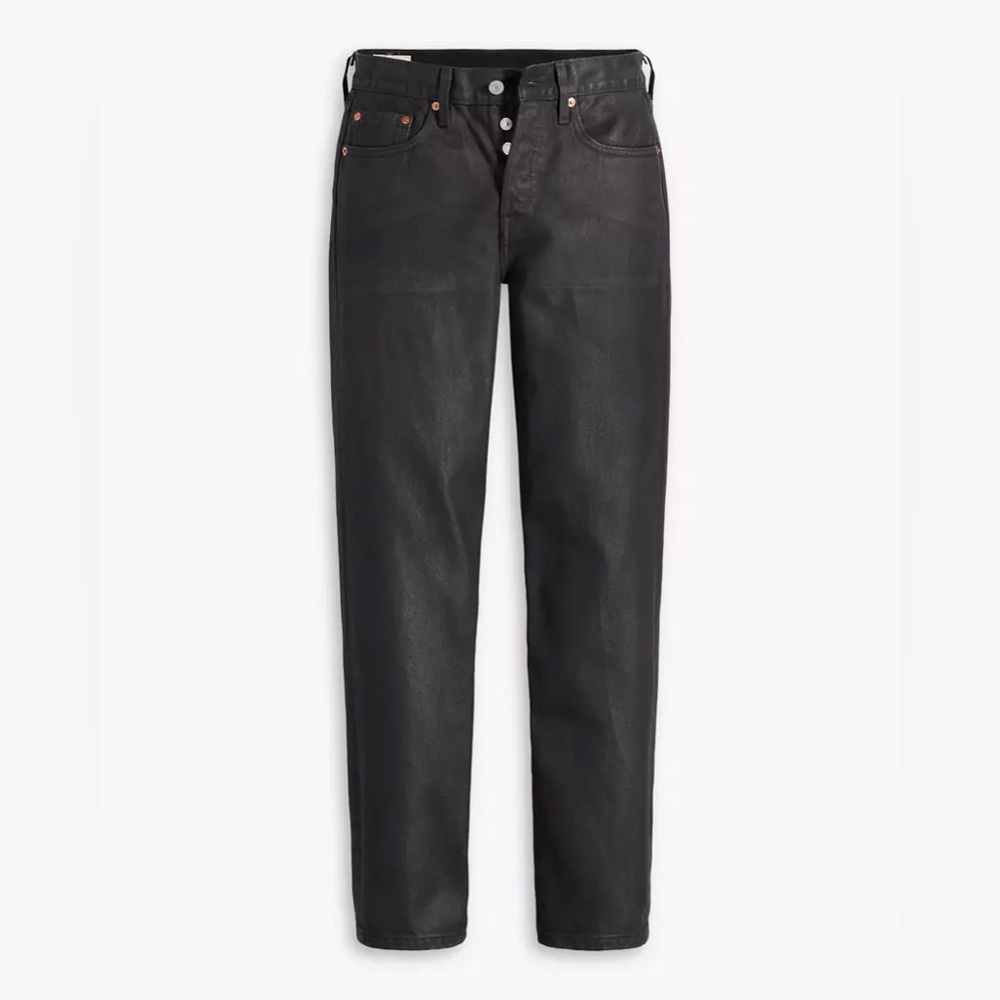Levi's Women's Black 501® WAX COATED JEANS